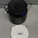 Fly Trap Indoor for House, Light Insect Trap with Detachable Base & 10 Sticky Glue Boards, Kills Fruit Flies, Mosquitoes, Gnats in Kitchen, Bedroom, Office