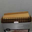 3-Tier Stackable Cooling Rack 13.4x9.4 Collapsible Baking Rack with Non-Stick Coating, Rustproof Heavy Duty Iron Wire Racks for Cooling, Baking, Grilling, Oven & Dishwasher Safe (Black)