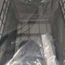 Rear Bike Basket - Large Bicycle Rear Basket with Cargo Net and Waterproof Cover, Wire Bike Baskets Rear Large Capacity (NO Bike Rack Include)