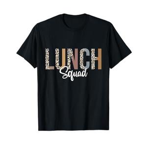Lunch Squad School Counselor Food Service Crew Lunch Lady T-Shirt, L