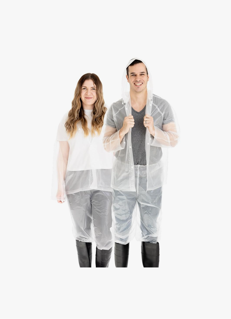 Coleman Peva Rainsuit, Clear, XL