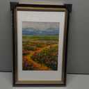 Golden State Art,11x17 Ornate Picture Frame Holds 9x12 Photo,Black Gold