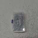 Jetec 80 Pieces Metal Drapery Pins Curtain Hooks Long 7 cm by 1. 8 cm Bulk Silver Stainless Steel Pleated Drapes Pin on Hooks with Clear Box for Heavy Duty Window Door Shower Curtain