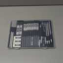 Nicpro 35PCS Art Mechanical Pencil Set, 3 PCS Metal Drafting Pencil 0.5 mm & 0.7 mm & 0.9 mm & 3 PCS 2mm Lead Holder (6B 4B 2B HB 2H 4H Colors) For Sketching Drawing With 20 Tube Lead Refills Case (Black)