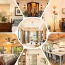 E12 LED Candelabra Bulbs 40 Watt Equivalent, 4W Vintage Candle Light Bulbs Dimmable, 470Lm Warm White 2700K B11 Edison Bulb, Filament Clear Glass Lamp Bulb for Chandelier Ceiling Fan (5 Packs)