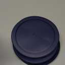 Anchor Hocking Replacement Lids for Glass Food Storage, 4 Cup Round, Navy, Set of 4 (Also Compatible with Pyrex Glass Food Storage)