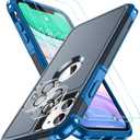 2 x SPIDERCASE Shockproof for iPhone 11 Case,[10 FT Military Grade Drop Protection] Heavy Duty Full-Body Protective Phone Case,Dark Blue