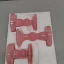 Candle Holders for Pillar Candles 3pcs Glass Candle Holder Pink Candle Holders for Candlesticks Glass Pillar Candle Holder for Home Restraunt Wedding Centerpiece