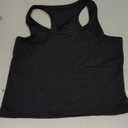 Boao 4 Pieces Basic Crop Tank Tops Sleeveless Racerback Crop Top for Women (XX-Large, Black)