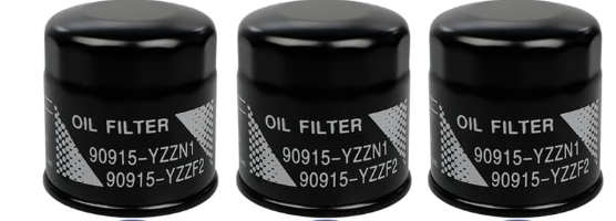 3PCS 90915-YZZF2 Oil Filters Compatible With Toyota RAV4 Camry Corolla Prius Highlander Avalon Lexus Replace 90915-YZZN1 90915-10009 90915-YZZE1