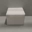 YOUBET 100PCS Ivory Scalloped Plastic Plates - Heavy Duty Gold Disposable Fancy Hard Plates Include 50 Dinner Plate, 50 Dessert Plate, for Wedding & Party