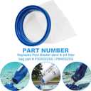 Filter Bag for Pool Blaster Water Tech Max CG, Max HD, Millennium, and Volt FX-8 Pool Vacuums Compatible with Pool Vacuum P30X022SS/ PBW022SS Pool Vacuum Bags Replancement