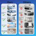 Bed Sheet Holders for Corners, Lock Sheet Holders, 4Pcs Fitted Sheet Holders Keep Sheets Firm & Tight, Durable Heavy Duty Bed Sheet Clips, Sheet Locks, Fit All Mattress Easy Install - White