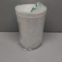 Bathroom Trash Can 1.8 Gallon Small Waste Basket Garbage Can for Dorm Kitchen Toilet Office Bedroom, 2 Pack White