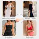 Nipple Covers for Women Strapless Sticky Push UP Bra Adhesive Pasties Silicone Reusable XL-(Fits C-D Cups)