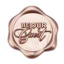 Yoption Be Our Guest Wax Seal Stickers, 50 Pack Envelope Seals, Self-Adhesive Champagne Gold for Wedding Invitations, Party, Christmas, Gift Wrapping