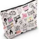 WCGXKO Novelty Realtor Gift Realtor Sayings Real Estate Life Quotes Canvas Makeup Bag (realtor)