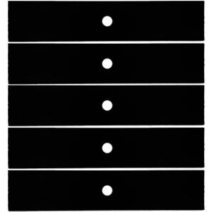 Mclane 9" x 2" w/1/2 Hole Edger Blade REP. Part# 2059 (5Pack)