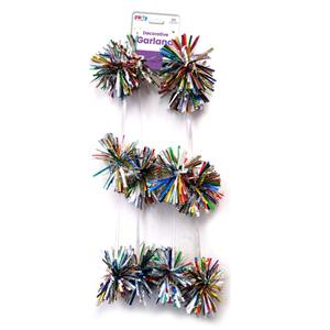 HOLOGRAM FRINGE GARLAND PACK OF 2