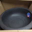 7ARBORA 21" Santorini Bowl Planters 2-Pack - Large Polyresin Outdoor Pots