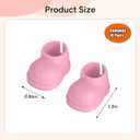 2 x sunla 10 Pairs Doll Shoes for 17cm Dolls, Cute Mini Shoes Accessories for 17cm Dolls Sitting Standing Series, Silicone Doll Rain Shoes Boots
