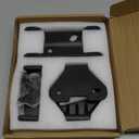 Hard Top Mounting Bracket Kit Compatible with 2018-2024 2025 Jeep Wrangler JL 4XE Gladiator JT Accessories Hardtop Mount Installation Brackets Hardware, Complete 1 Set Metal Black