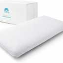 DLIGHT BD Slim 2.7" Stomach Sleeping Memory Foam Pillow-Thin, Flat, Soft Yet Supportative for Belly, Back& Stomach Sleepers (2.7" Ultra Slim-King)