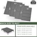 Bunkie Boards Queen Size(80"x60"), 8mm Bed Boards to Stop Sagging, Queen BunkieBoards Light and Thin, Breathable, Noise Minimizing, Moisture Resistant Bunkieboards