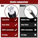 Heavy Duty Cargo Net for Pickup Truck Bed - 4' x 6' Stretches to 10' x 15' - Small 4"x4" Latex Bungee Net Mesh with 24 Clips - Compatible with Ford, Chevy, Dodge Ram, Toyota