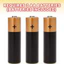 ArtCreativity 10 Inch Light Up Star Magic Wand for Kids - Magical Fairy Princess Costume Prop, Toy for Girls - Multi-Color Flashing LEDs - Batteries Included - Blue