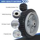 194231X460 Front Wheels For 583719501 917370441 917370432 194231X427 532403111 917370601 917370431 401274X460 Compatible with Craftsman HU 8" X1-3/4 Self Propelled Wheel Lawn Mower