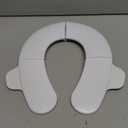 Frida Baby Fold-and-Go Portable Potty Seat for Toilet, Foldable Travel Potty Seat for Toddler, Fits Round & Oval Toilets, Non-Slip Base, Handles, Includes Free Travel Bag (Small)