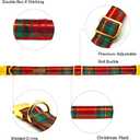 Lionheart glory Christmas Plaid Dog Collar, Dogs Collar Adjustable Soft and Comfortable Collars for Large Dogs Girl or Boy Pet Gift Fall Collar Dog (Large (Pack of 1)