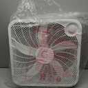 Genesis 20" Box Fan, 3 Settings, Max Cooling Technology, Carry Handle, White (G20BOX-WHT)