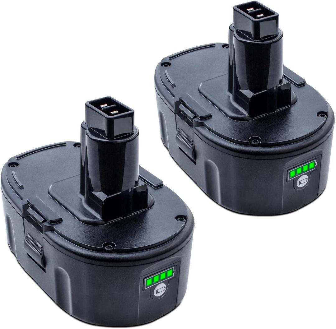 DTK 7.0Ah 18V Battery Replacement for Dewalt, 2Pack 18V Lithium Ion Battery Compatible with Dewalt DC9096 DC9098 DC9099 DW9095 DW9096 DW9098 DE9039 Cordless Tools