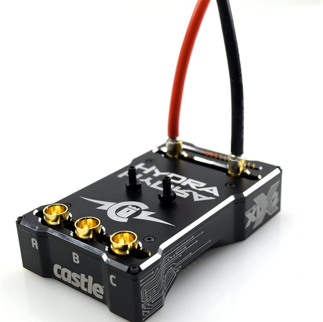 castle creations Hydra XLX2, 8S, 33.6V, 20A Peak BEC, Water-Cooled Marine ESC