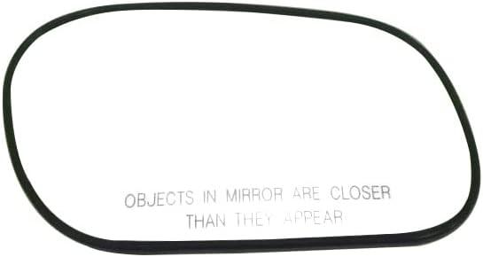 SCITOO Passenger Side Mirror Glass Fit For 1998-2010 For Ford CROWN VICTORIA W/O HEATED Chrome Convex Right Exterior Mirror Glass With Backing Plate RM22103-12P