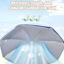 Replacement 70 Inches Umbrella Compatible with Little Tikes Picnic Table, Portable Picnic Outdoor Sunshade, Durable Patio Umbrella for Camping, Beach and Garden