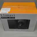 30W X 2 Powered Bookshelf Speakers - 3.5-RCA Input for Turntable, TV, PC, Record Player Speakers with 4 Inch Woofer & Wall Mounted (Black)