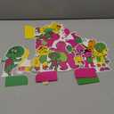 Barney Party Decorations Honeycomb Centerpiece, 7 Pieces Barney Purple Dinosaur Theme  Side Cake Toppers Table Centerpieces, Barney Photo Backdrop for Fans Birthday Party Decorations