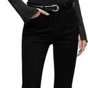 HUDSON womens Long Sleeve Hook & Eye Bodysuit Black, XS
