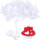 Pro-Grade 1/32" Tile Leveling System Clips 1000pcs - Dual-Purpose Leveler & Spacer for Ceramic & Stone Tiles | Lippage Prevention & Precision Gap Control | Effortless DIY Install(1000base, 1/32)