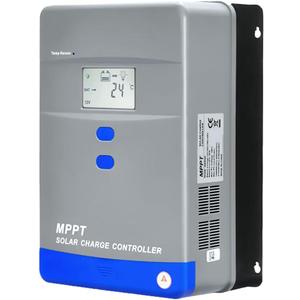 100A MPPT Solar Charge Controller 12V/24V/36V/48V Auto Battery Regulator LCD Display,MAX PV Panel Input 5200W for AGM, Gel, Flooded and Lithium Battery Charging, High-Efficiency Energy Conversion