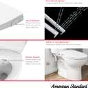 American Standard 8043A60G.020 AquaWash Essentials SpaLet Non Electric Bidet Toilet Seat With Manual Operation, White