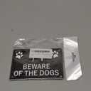 2 Pack of Beware of The Dogs Sign 8x12 Inches 12x12 Inches Rust-Free Aluminum Reflective UV Protected Pre-Drilled Holes Easy to Mount