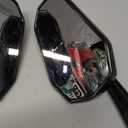 DREAMIZER Fairing Motorcycle Mirrors Adjustable Arrow Black Rearview Mirrors Compatible with Kawasaki Ninja Honda CBR600RR CBR1000RR CBR500R CBR300R Suzuki GSXR 600 750 Yamaha R15 R25 YZF600R