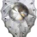 GDFB Talhoffer Buckler, Silver, Metal, 38.1 cm x 42.672 cm x 15.24 cm