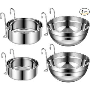 Zhehao 4 Pack Hanging Dog Water Accessories (35oz & 50oz & 65oz)