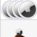 Apple AirTag (1st Generation) - 4 Pack. Keep Track of and find Your Keys, Wallet, Luggage, Backpack, and More. Simple one-tap Set up with iPhone or iPad, Bluetooth