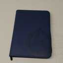 Baseball Card Binder Pokemon Card Holder 9-pocket Album with zipper Closure (Blue)